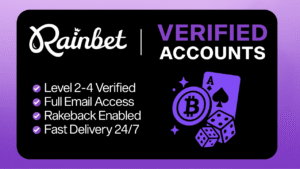 Verified Rainbet Account – All Levels | Full Email Access